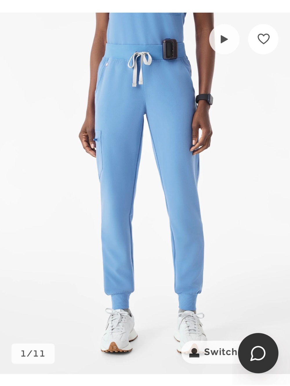 Figs Ceil Blue Women's Zamora Jogger Pants